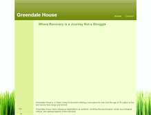 Tablet Screenshot of greendalehouse.com